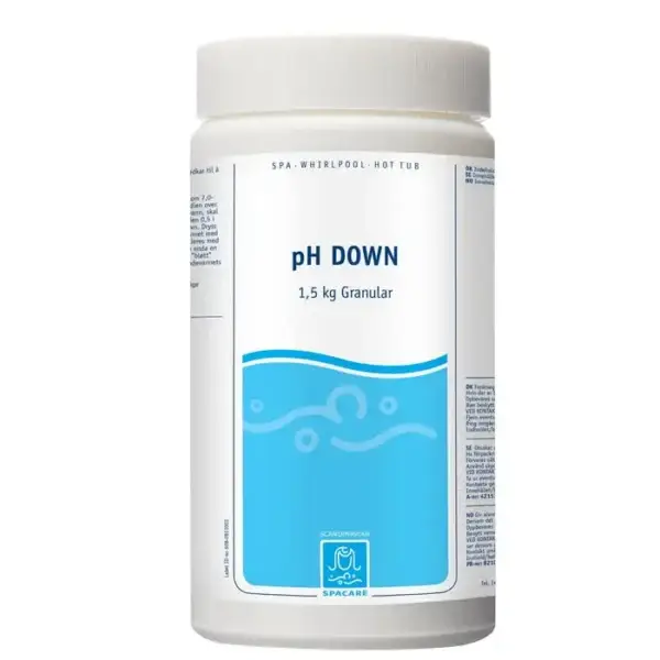 SpaCare pH-Down Granular - 1,5 kg