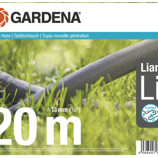 Textile Hose Liano™ Life 13 mm (1/2"), 20 m Set