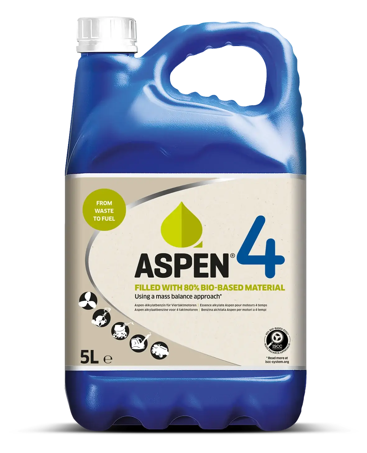 Aspen 4 alkylatbensin för fyrtaktsmotorer